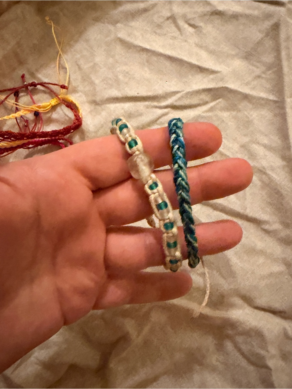 Assorted Braided String Bracelets - Multicolor - Picture 3 of 4